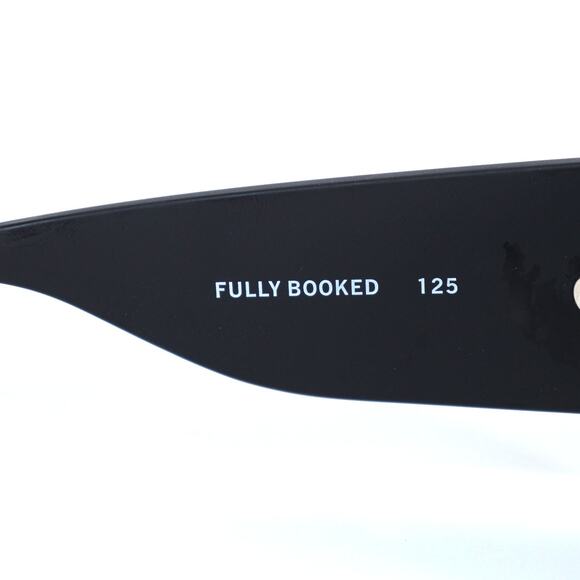 Quay Australia FULLY BOOKED Shield Sunglasses - Matte Black/Smoke Green - NWT - Picture 7 of 11